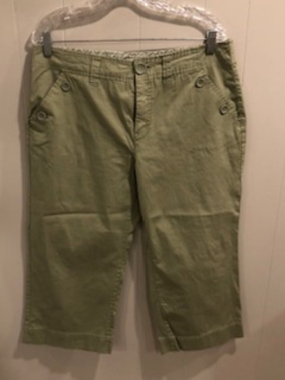 Green Capri Pants, Size 12